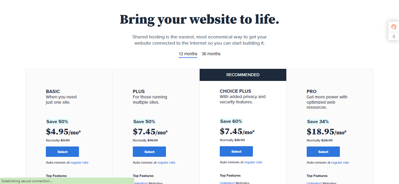 bluehost 2 1